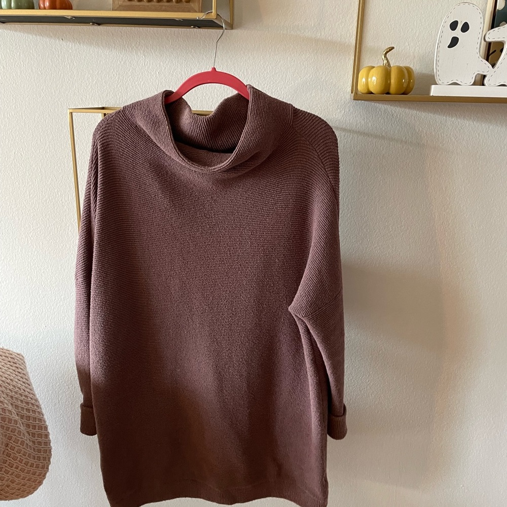 Free People Ottoman Tunic “Nutmeg” Mauve Size M